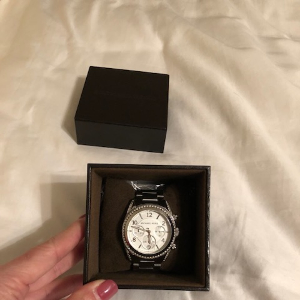Silver womens Michael Kors watch